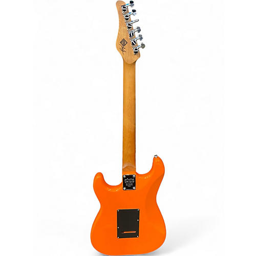 Used Schecter Guitar Research NICK JOHNSTON Traditional Orange Solid Body Electric Guitar Orange