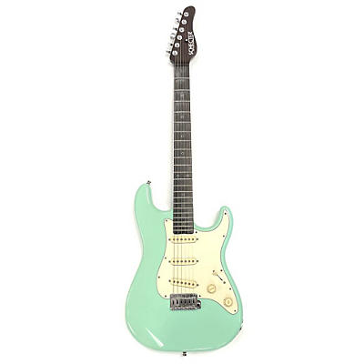 Schecter Guitar Research Used Schecter Guitar Research Nick Johnston Custom Shop Mint Green Solid Body Electric Guitar