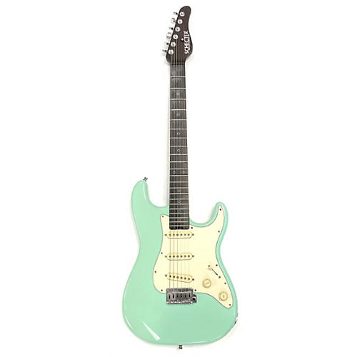 Schecter Guitar Research Used Schecter Guitar Research Nick Johnston Custom Shop Mint Green Solid Body Electric Guitar Mint Green