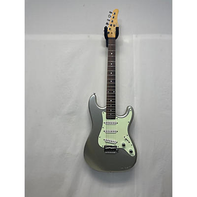 Schecter Guitar Research Used Schecter Guitar Research Nick Johnston Diamond Series Metallic Gray Solid Body Electric Guitar