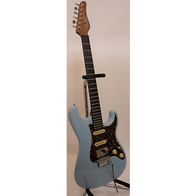 Schecter Guitar Research Used Schecter Guitar Research Nick Johnston HSS Daphne Blue Solid Body Electric Guitar