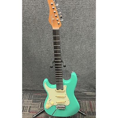 Schecter Guitar Research Used Schecter Guitar Research Nick Johnston Left Handed Green Electric Guitar