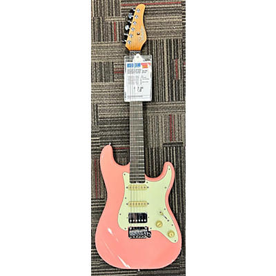 Schecter Guitar Research Used Schecter Guitar Research Nick Johnston Pink Solid Body Electric Guitar