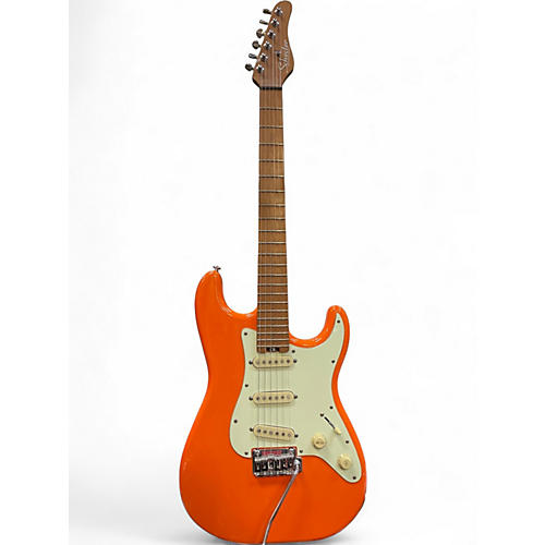 Used Schecter Guitar Research Nick Johnston Signature Atomic Orange Solid Body Electric Guitar Atomic Orange