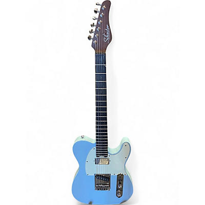 Used Schecter Guitar Research Nick Johnston Signature PT Atomic Frost Solid Body Electric Guitar