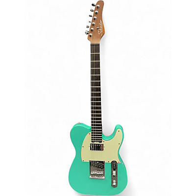 Used Schecter Guitar Research Nick Johnston Signature PT Atomic Green Solid Body Electric Guitar