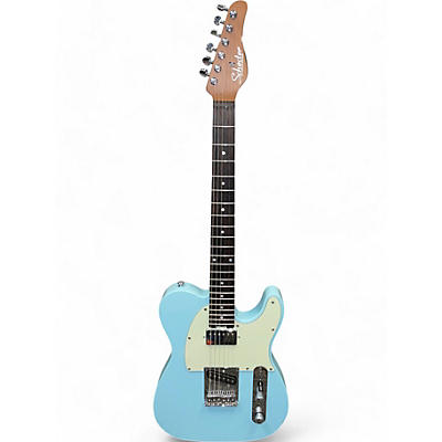 Schecter Guitar Research Used Schecter Guitar Research Nick Johnston T POWDER BLUE Solid Body Electric Guitar