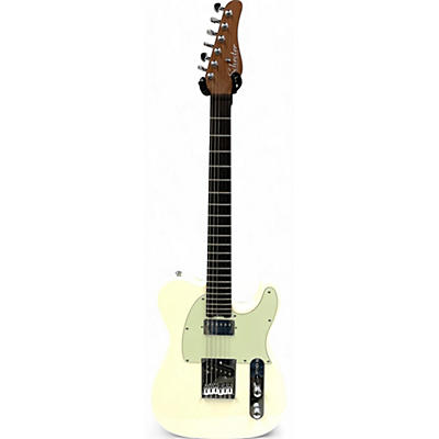 Schecter Guitar Research Used Schecter Guitar Research Nick Johnston Telecaster White Solid Body Electric Guitar