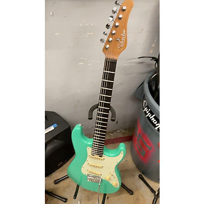 Schecter Guitar Research Used Schecter Guitar Research Nick Johnston Traditional Atomic Green Solid Body Electric Guitar