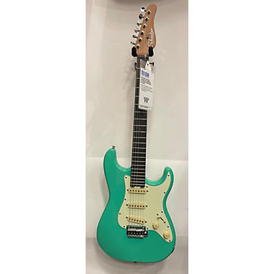 Schecter Guitar Research Used Schecter Guitar Research Nick Johnston Traditional Atomic Green Solid Body Electric Guitar