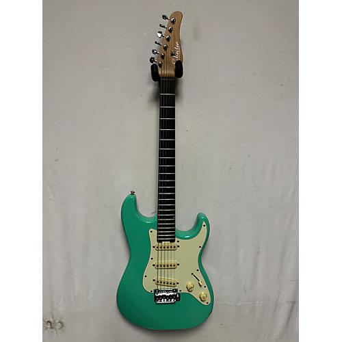 Schecter Guitar Research Used Schecter Guitar Research Nick Johnston Traditional Atomic Green Solid Body Electric Guitar Atomic Green