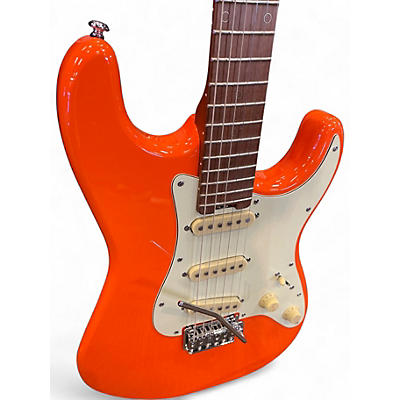 Used Schecter Guitar Research Nick Johnston Traditional Atomic Orange Solid Body Electric Guitar