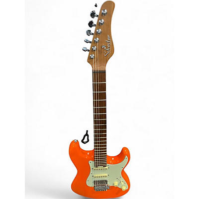 Used Schecter Guitar Research Nick Johnston Traditional H/S/S Atomic Orange Solid Body Electric Guitar