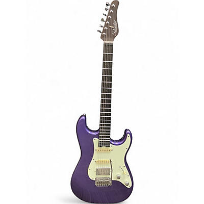 Used Schecter Guitar Research Nick Johnston Traditional HSS 10th Anniversary ATOMIC VIOLET  Solid Body Electric Guitar