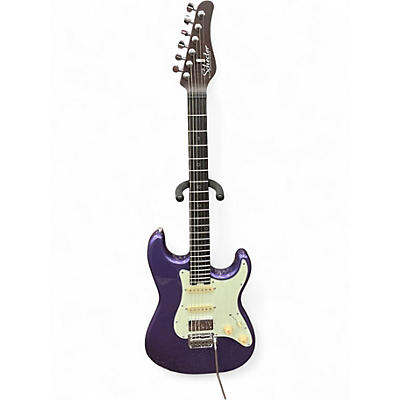 Used Schecter Guitar Research Nick Johnston Traditional HSS 10th Anniversary ATOMIC VIOLET Solid Body Electric Guitar