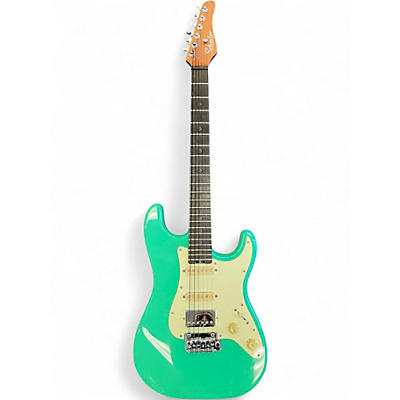 Used Schecter Guitar Research Nick Johnston Traditional HSS Atomic Green Solid Body Electric Guitar