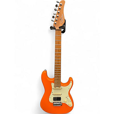 Used Schecter Guitar Research Nick Johnston Traditional HSS Atomic Orange Solid Body Electric Guitar
