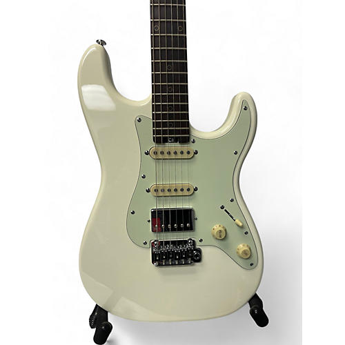 Schecter Guitar Research Used Schecter Guitar Research Nick Johnston Traditional HSS Atomic Snow Solid Body Electric Guitar Atomic Snow