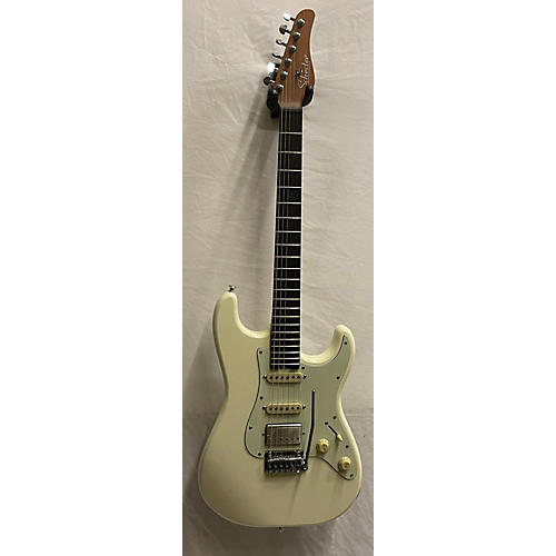 Schecter Guitar Research Used Schecter Guitar Research Nick Johnston Traditional HSS White Solid Body Electric Guitar White