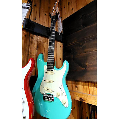 Schecter Guitar Research Used Schecter Guitar Research Nick Johnston Traditional Mint Green Solid Body Electric Guitar