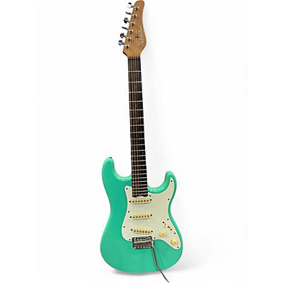 Used Schecter Guitar Research Nick Johnston Traditional Mint Green Solid Body Electric Guitar
