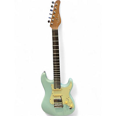 Used Schecter Guitar Research Nick Johnston Traditional  Mint Green Solid Body Electric Guitar