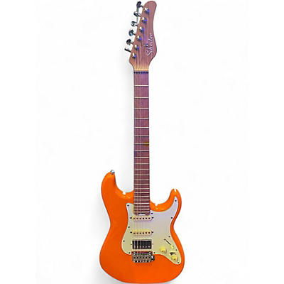 Used Schecter Guitar Research  Nick Johnston Traditional Orange Solid Body Electric Guitar