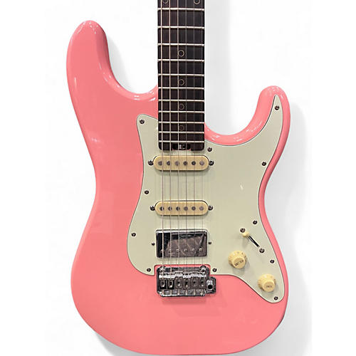 Used Schecter Guitar Research Nick Johnston Traditional Pink Solid Body Electric Guitar Pink