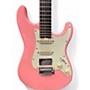 Used Schecter Guitar Research Nick Johnston Traditional Pink Solid Body Electric Guitar Pink