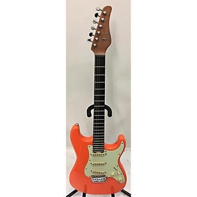 Schecter Guitar Research Used Schecter Guitar Research Nick Johnston Traditional S/S/S Atomic Orange Solid Body Electric Guitar