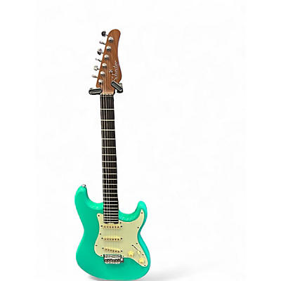 Used Schecter Guitar Research Nick Johnston Traditional S/S/S Seafoam Green Solid Body Electric Guitar