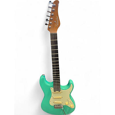 Used Schecter Guitar Research Nick Johnston Traditional Seafoam Green Solid Body Electric Guitar