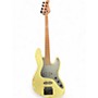 Used Schecter Guitar Research Nikki Sixx Signature Antique White Electric Bass Guitar Antique White