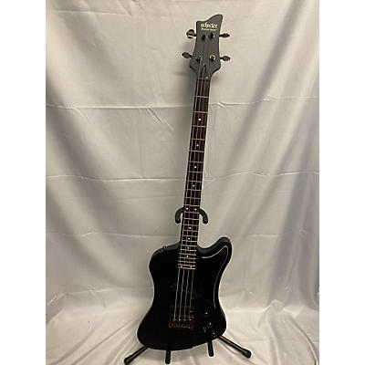 Used Schecter Guitar Research Nikki Sixx Signature Black Electric Bass Guitar