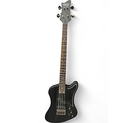 Used Schecter Guitar Research Nikki Sixx Signature Black Electric Bass Guitar