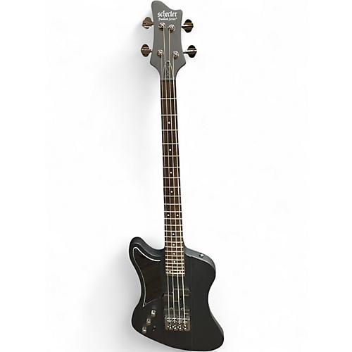 Used Schecter Guitar Research Nikki Sixx Signature Satin Black Electric Bass Guitar Satin Black