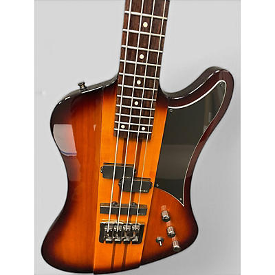 Used Schecter Guitar Research Nikki Sixx Signature Sunburst Electric Bass Guitar