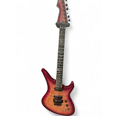 Used Schecter Guitar Research Nikki Stringfield A-6 FR S Sustainiac MAIDEN PINK Solid Body Electric Guitar