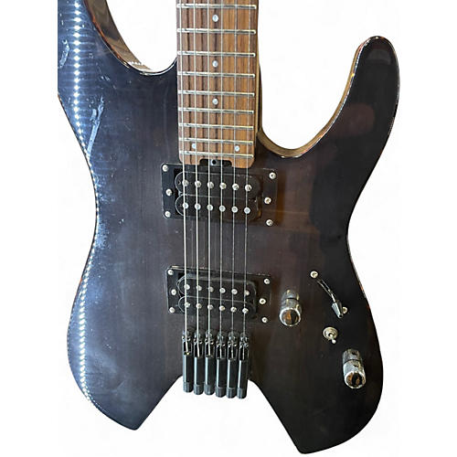 Used Schecter Guitar Research OL-NV-H Brown Solid Body Electric Guitar Brown