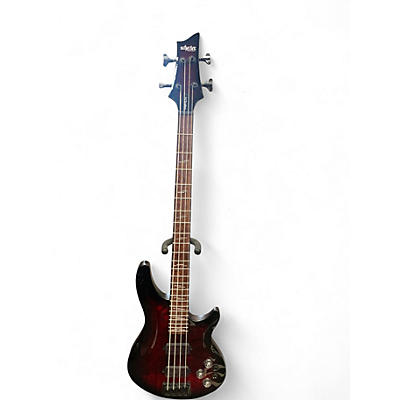 Used Schecter Guitar Research OMEN ELITE 4 Black Cherry Burst Electric Bass Guitar