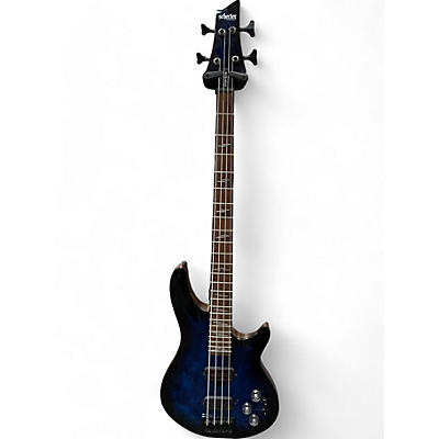 Schecter Guitar Research Used Schecter Guitar Research OMEN ELITE 4 SEE THRU BLUE Electric Bass Guitar