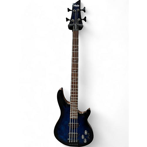 Schecter Guitar Research Used Schecter Guitar Research OMEN ELITE 4 SEE THRU BLUE Electric Bass Guitar SEE THRU BLUE