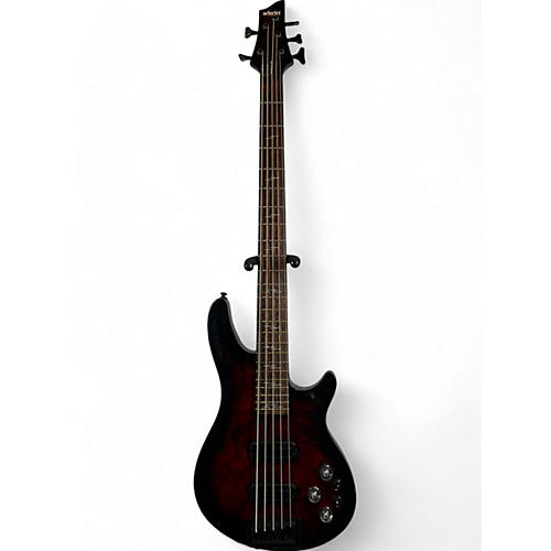 Schecter Guitar Research Used Schecter Guitar Research OMEN ELITE 5 STRING Red Electric Bass Guitar Red