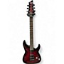 Used Schecter Guitar Research OMEN ELITE 6 Crimson Burst Solid Body Electric Guitar Crimson Burst