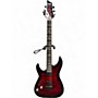 Used Schecter Guitar Research OMEN ELITE 6 LH Crimson Red Burst Solid Body Electric Guitar Crimson Red Burst