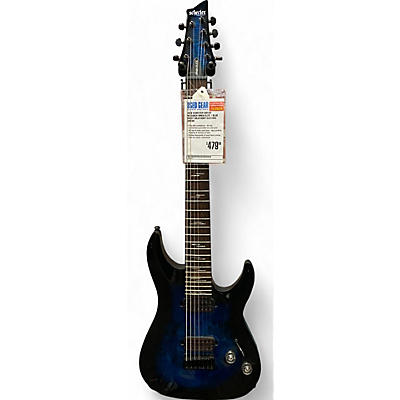 Schecter Guitar Research Used Schecter Guitar Research OMEN ELITE 7 Blue Burst Solid Body Electric Guitar