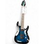 Used Schecter Guitar Research OMEN ELITE 7 Blue Burst Solid Body Electric Guitar Blue Burst