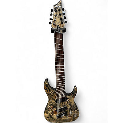 Used Schecter Guitar Research OMEN ELITE 8 Charcoal Solid Body Electric Guitar