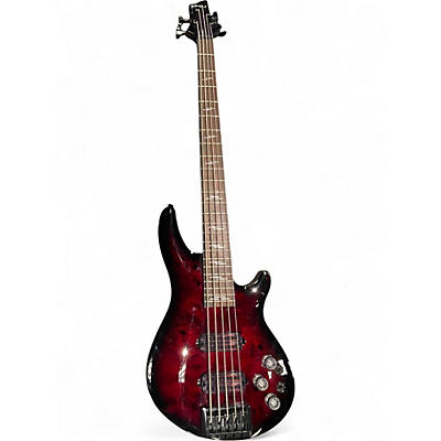 Used Schecter Guitar Research OMEN ELITE BASS Black Cherry Electric Bass Guitar