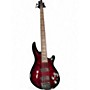 Used Schecter Guitar Research OMEN ELITE BASS Black Cherry Electric Bass Guitar Black Cherry